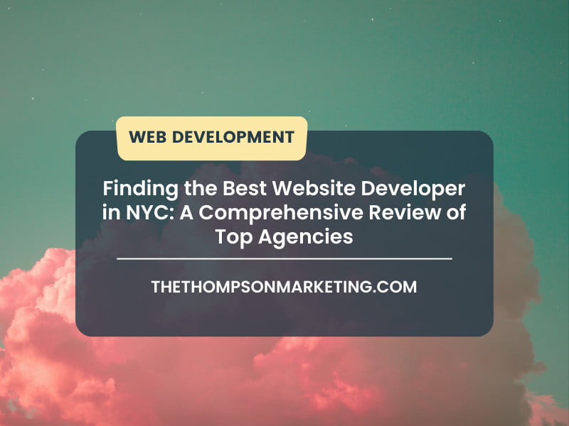 Discover the top website developer in NYC for your business. Evaluate their expertise and portfolios to find the perfect partner for your web needs.