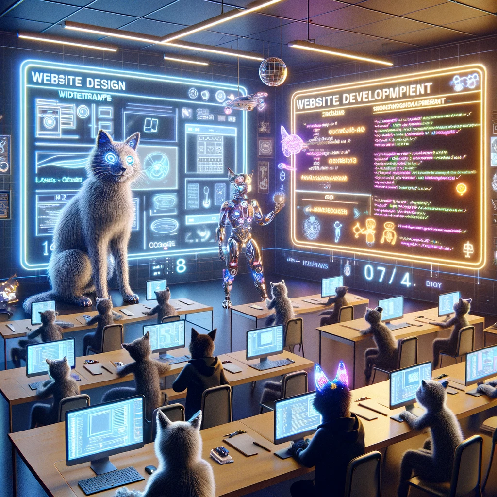 website design vs website development